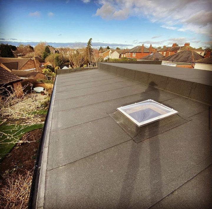 Flat roof rooflight